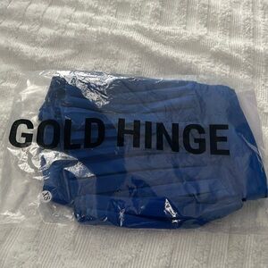 Brand new Cobalt Blue Gold Hinge Tennis Skirt Size XS With Tags